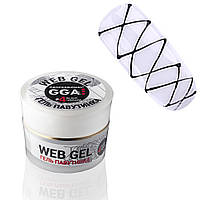 Гель паутинка GGA Professional Web-Gel 5 мл, № 04 Черный