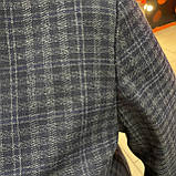 Сукня J.LONDON вовна віскоза клітинка рукав 3/4 дві кишені 50 темно-синя, фото 8