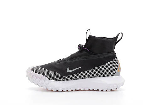 Зимові Чоловічі Кросівки Nike ACG Mountain Fly Gore-Tex Black / Найк АСГ Маунтін Флай Гор Текс Чорні з Білим, фото 1