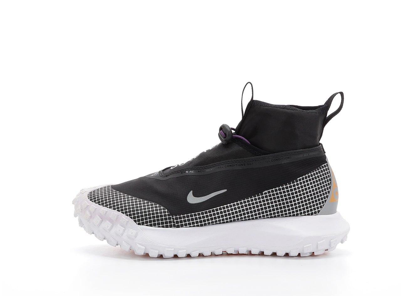 Зимові Чоловічі Кросівки Nike ACG Mountain Fly Gore-Tex Black / Найк АСГ Маунтін Флай Гор Текс Чорні з Білим