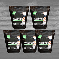 Набор Whey протеїн для маси сироватковий 80% BCAA 16% Польща 10кг Кава