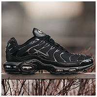 Мужские кроссовки Nike Air Max TN Plus Black, черные кроссовки найк аир макс тн плюс