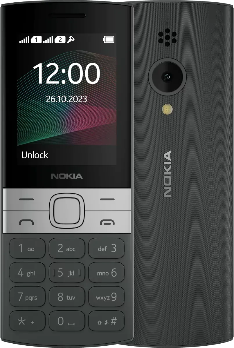 Телефон Nokia 150 DS (TA-1582) 2023 Black UA UCRF