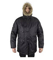 Парка куртка Аляска тактическая USA N3B черная 10181002 Mil-Tec-S