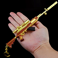 Брелок - снайперская винтовка из игры Pubg SKS 210мм (Золотисто-красный)