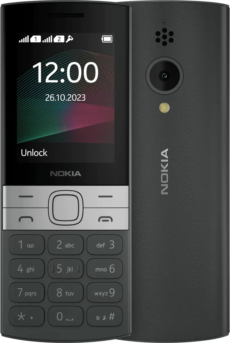 Телефон Nokia 150 DS (TA-1582) 2023 Black UA UCRF Гарантия 12 месяцев - фото 1 - id-p2021572385