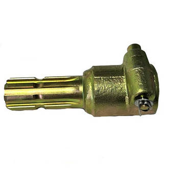 Перехідник ВОМ карданного валу 21х6 фіксація пружинний штифт