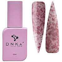 База цветная DNKa Cover №010A Lovely Розовый с кусочками ярко-розовойпотальи, 12 мл