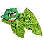 М'яка іграшка-подушка з пледом Supretto Сова Барік 3 в 1, зелена (Арт. 78100004), фото 5