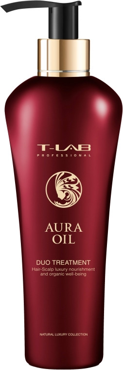 Відновлюючий кондиціонер для сухого та пошкодженого волосся T-LAB Professional Aura Oil Duo Treatment 300 мл