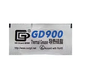 Термопаста GD900 0,5гр. (4.8 Вт/мК), сіра