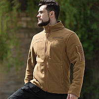 Тактическая флисовая мужская кофта койот Han-Wild HW012 Sand Khaki 3XL