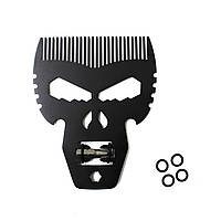 Барберський металевий гребінь SPL 1196