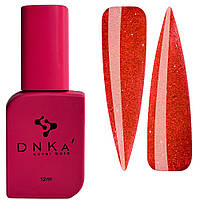 База цветная DNKa Cover №086 Force Красно-оранжевая светоотражающая, 12 мл