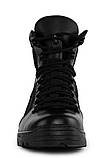 Шкіряні чорні берці "BUR" від WOLForiginal, черевики весна/осінь для військових ЗСУ та поліції, фото 3