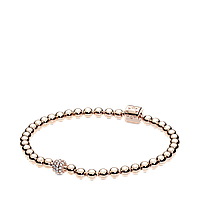 Серебрянный браслет Бисер и Pavé Pandora Rose 588342CZ