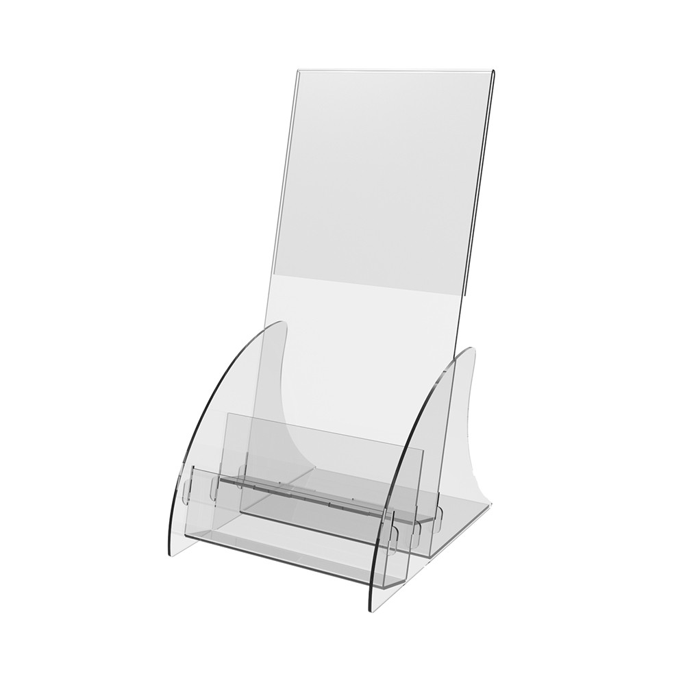 Візитниця EKOSTAR 2х ярусна + підставка під євробуклет, фото 1