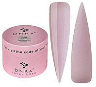 База цветная DNKa Cover №010 Wonderful Нежно-розовый с блестками опал, 30 мл