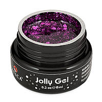 Гель цветной Atica Jolly Gel 89383 пурпурный, 8 мл (баночка)