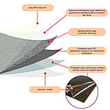 Самоклеюча підлогова LVT плитка Сірий мармур 600х600х1.5mm, фото 6