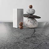 Самоклеюча підлогова LVT плитка Сірий мармур 600х600х1.5mm, фото 5