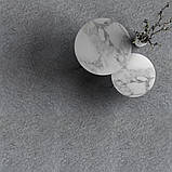 Самоклеюча підлогова LVT плитка Сірий мармур 600х600х1.5mm, фото 7