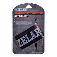 Резинка для фитнеса LOOP BANDS Zelart  XL черный