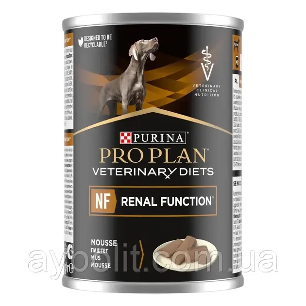 Вологий корм для собак Purina Pro Plan Veterinary Diets Renal Function 400 г (7613035181465)