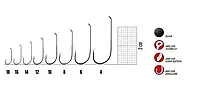 Крючок Gamakatsu F11 N/L Black №4 11шт.