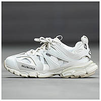 Мужские / женские кроссовки Balenciaga Track White, унисекс белые кожаные кроссовки баленсиага трек баленсияга