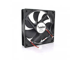 Кулер корпусний Merlion 12025 DC sleeve fan 3pin - 120*120*25мм, 12V/0.2 A, 1100об/хв