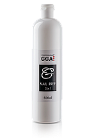 Средство для снятия липкого слоя GGA Professional Nail Prep 3in1, 500 мл