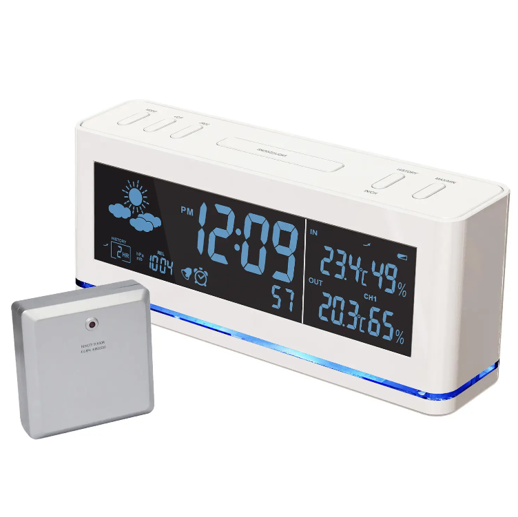 Метеостанція прогноз погоди годинник Technoline WS6850 White (WS6850) Електронна метеостанція побутова Німеччина