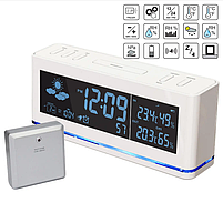Метеостанція прогноз погоди годинник Technoline WS6850 White (WS6850) Електронна метеостанція побутова Німеччина, фото 8