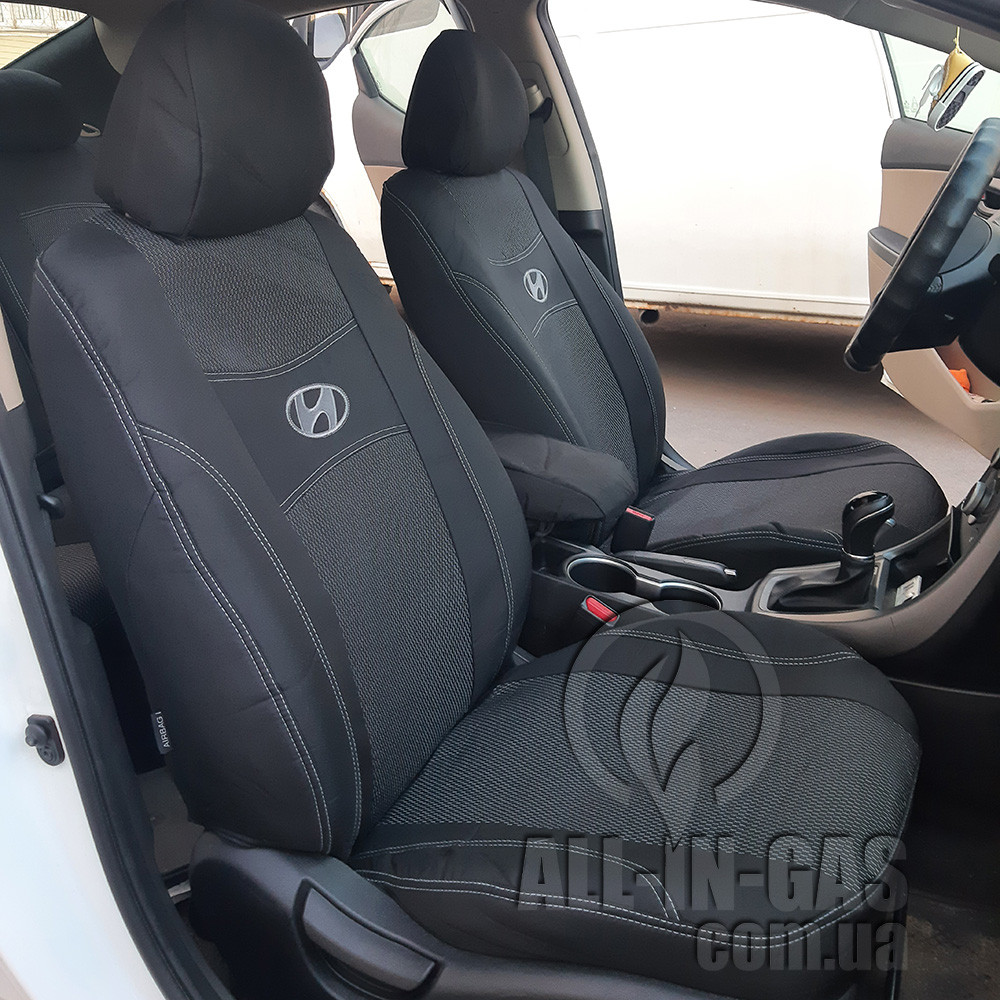 Чохли Hyundai Tucson TL 2015-2018 (2018-) / автомобільні чохли на Хюндай Туксон "Nika Lux", фото 1