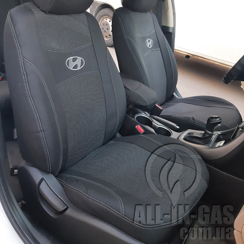 Чохли Hyundai Elantra (XD) 2000-2006 / автомобільні чохли на Хюндай Елантра "Nika Lux", фото 1