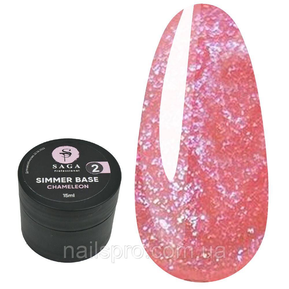 База SAGA Shimmer Chameleon №02, 15 мл