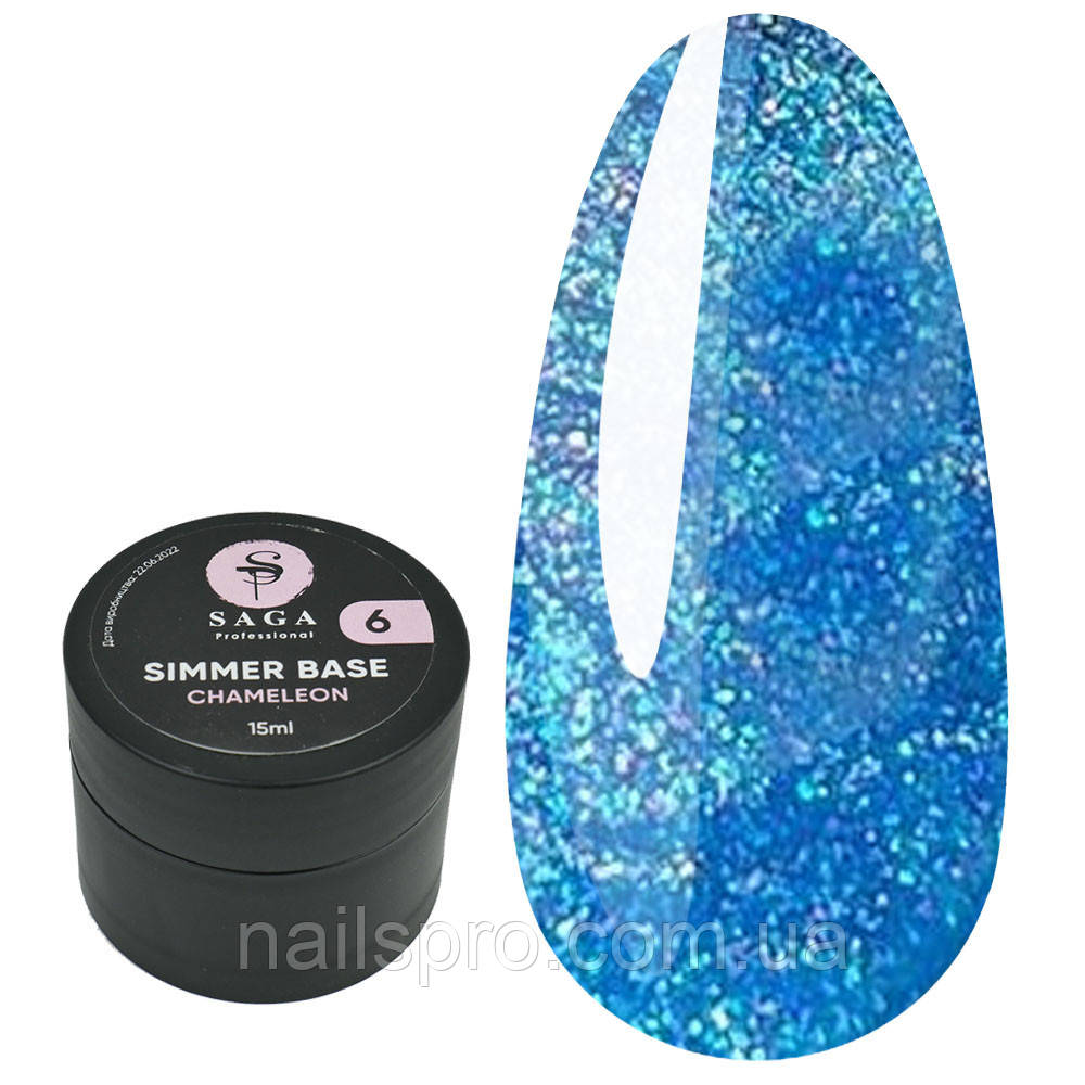 База SAGA Shimmer Chameleon №06, 15 мл