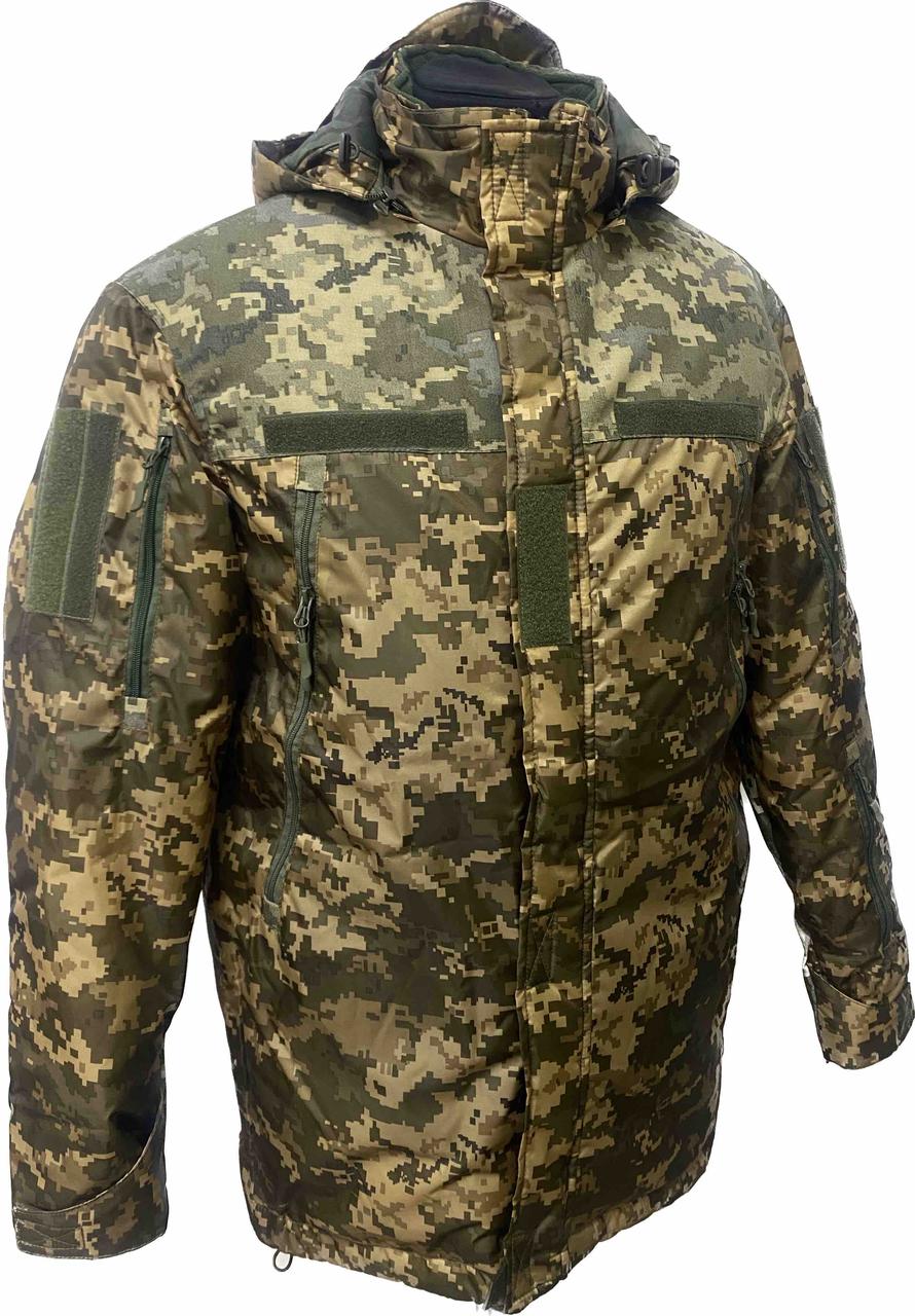 Куртка зимова з утепленням/підсиленням, тактична, тепла, військова ЗСУ УКР ПІКСЕЛЬ MAX-SV - 8113