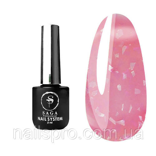 База камуфлююча SAGA Leaf Base №10 яскраво-рожевий з поталлю, 8 мл