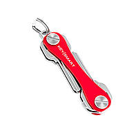 Брелок-ключница компактный органайзер KeySmart вмещает до 8 ключей Red