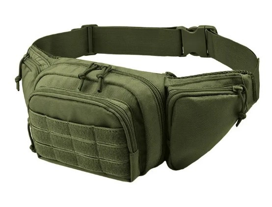 Бананка сумка нагрудна поясна Олива KT7000001, фото 1