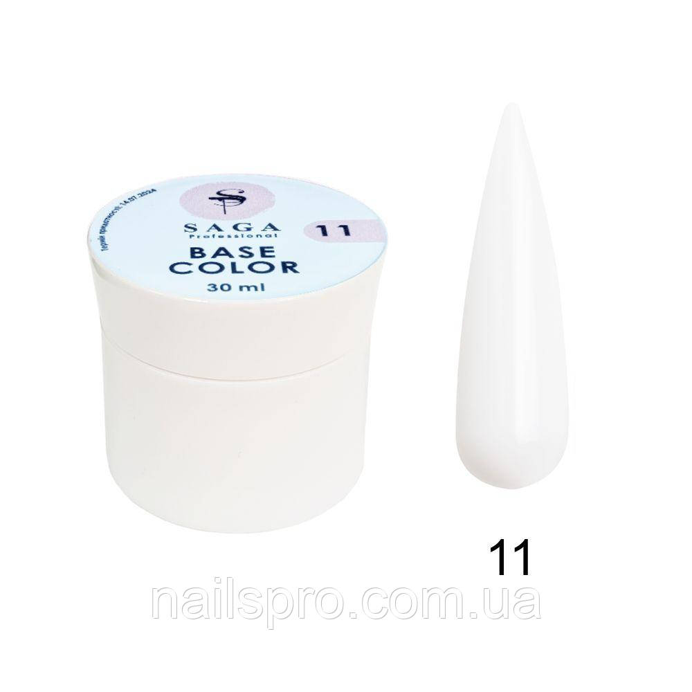 База камуфлююча SAGA Color Base №11 молочно-білий, 30 мл