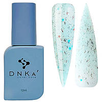 База цветная DNKa Cover №060 Awesome Голубой с серебряными и ярко-голубыми частицами, 12 мл