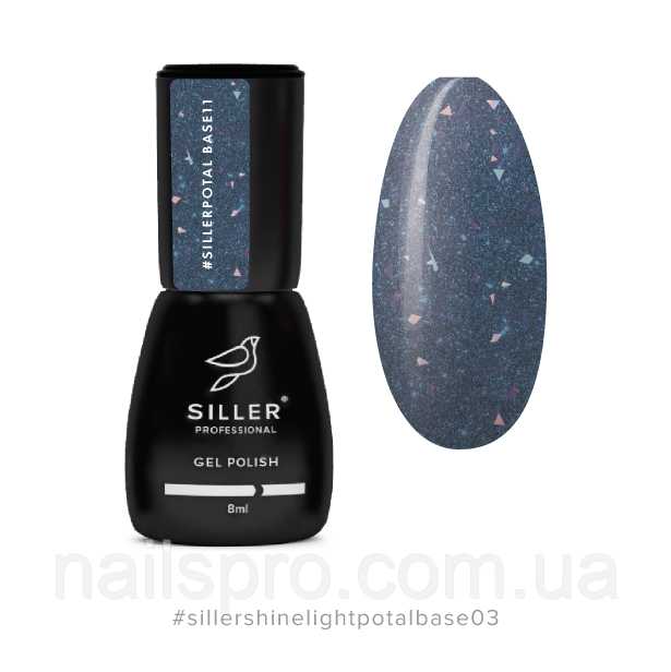 Siller Shine Light POTAL Base №03 база світловідбивна з поталлю, 8 мл