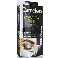 Крем-краска для бровей Delia Eyebrow Expert Cameleo 1.0 Black, 15 мл