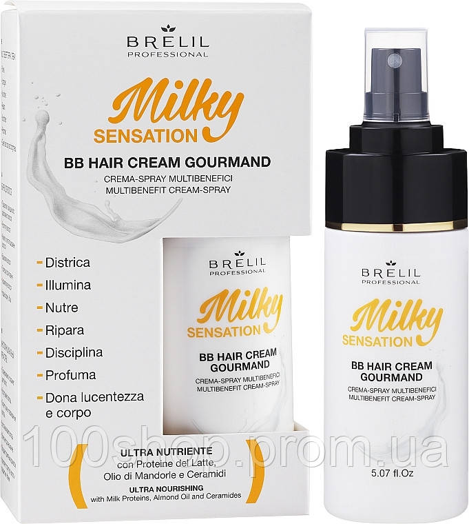 ББ крем-спрей для волос Brelil Biotraitement Hair BB Cream 150 мл - фото 1 - id-p1873838766