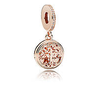 Срібний шарм Pandora Сімейне дерево Rose 781988CZ