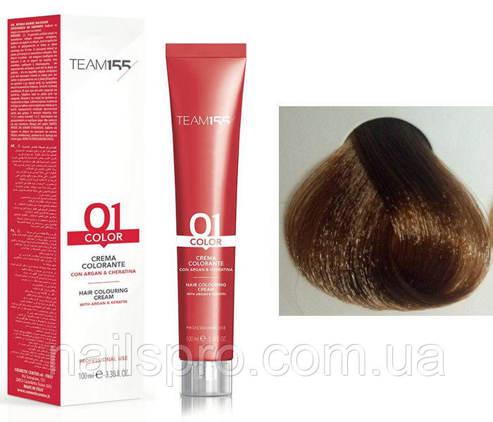 Крем-фарба для волосся TEAM155 Color Cream (8.7 Світлий Блонд тютюновий), 100 мл