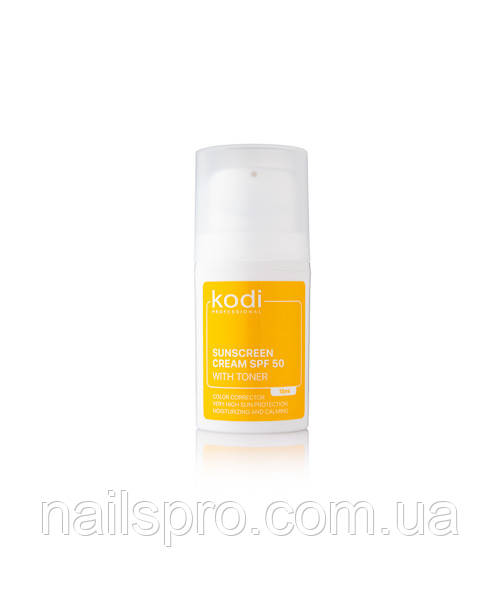 Сонцезахисний крем із тонером Kodi SPF 50 SUNSCREEN CREAM, 15 мл